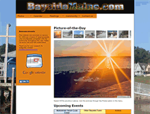 Tablet Screenshot of baysidemaine.com